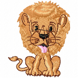 Lion Embroidery Design 5